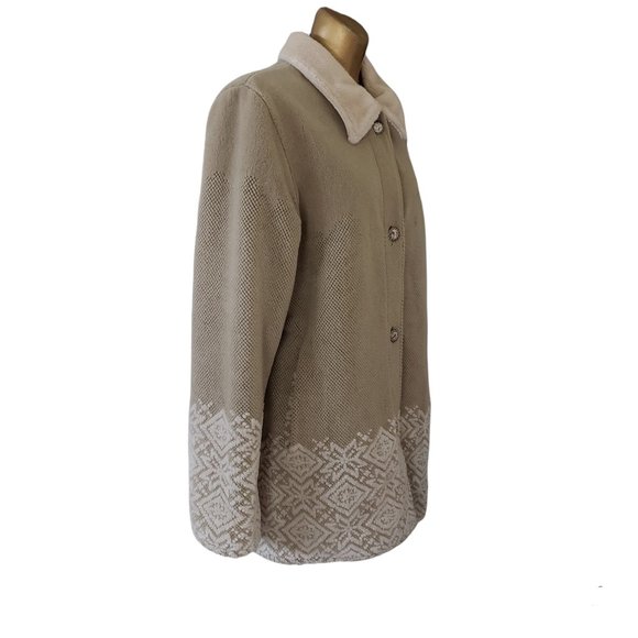 dennis basso Reversible Women's Jacket Size Large - Picture 3 of 16